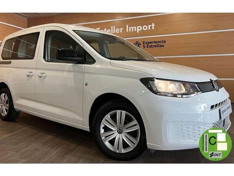 Blanco Usado 2022 VW Caddy Monovolumen | 18.900 € (Un poco caro) - Imagen 1/4