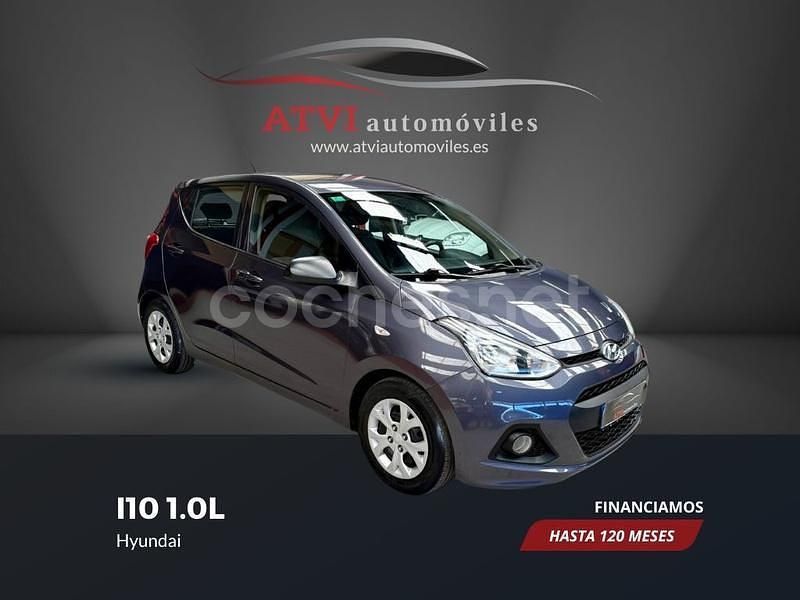Gris / plata Usado 2015 Hyundai i10 Eco Utilitario | 5990 € (Precio justo) - Imagen 1/4
