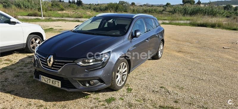 Azul Usado 2017 Renault Mégane GrandTour Familiar | 12.000 € (Precio justo) - Imagen 1/4