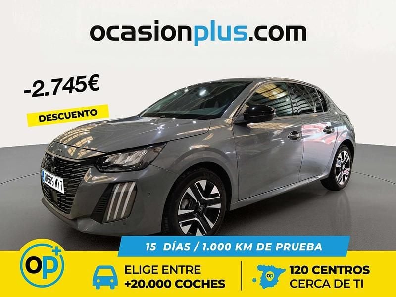 Usado Peugeot 208 Allure 100 CV (73 kW) 2025 Gris Utilitario