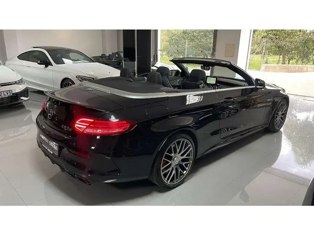 Usado Mercedes C63 AMG AMG 510 CV (375 kW) 2017 Negro Descapotable