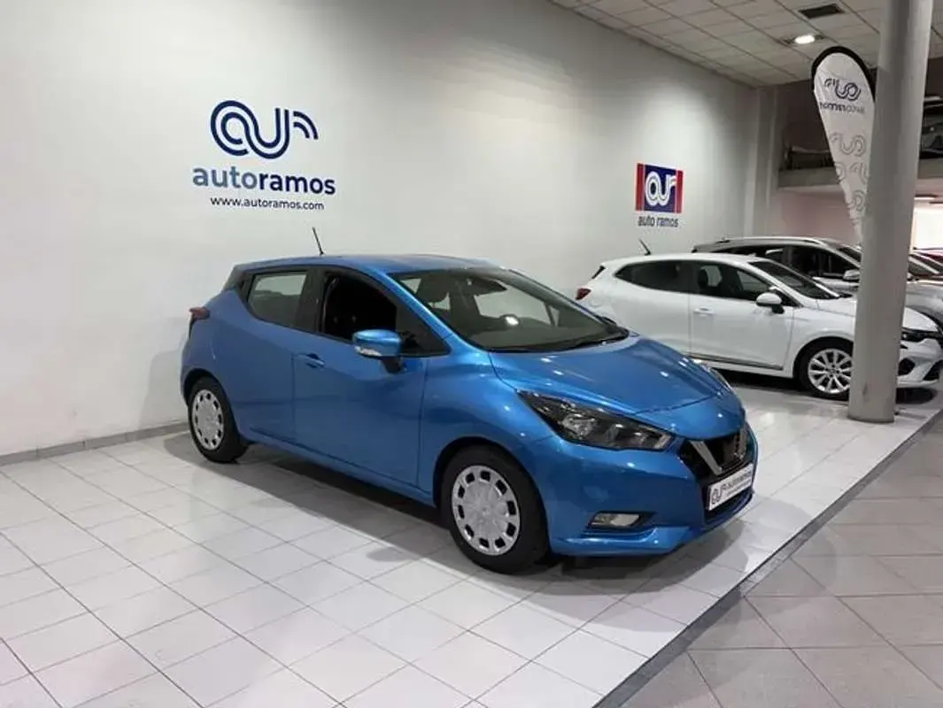 Usado Nissan Micra Acenta 92 CV (67 kW) 2022 Azul Utilitario