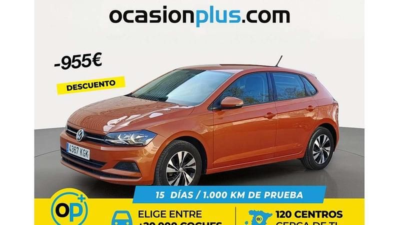 Usado VW Polo Advance 95 CV (69 kW) 2017 Naranja Utilitario