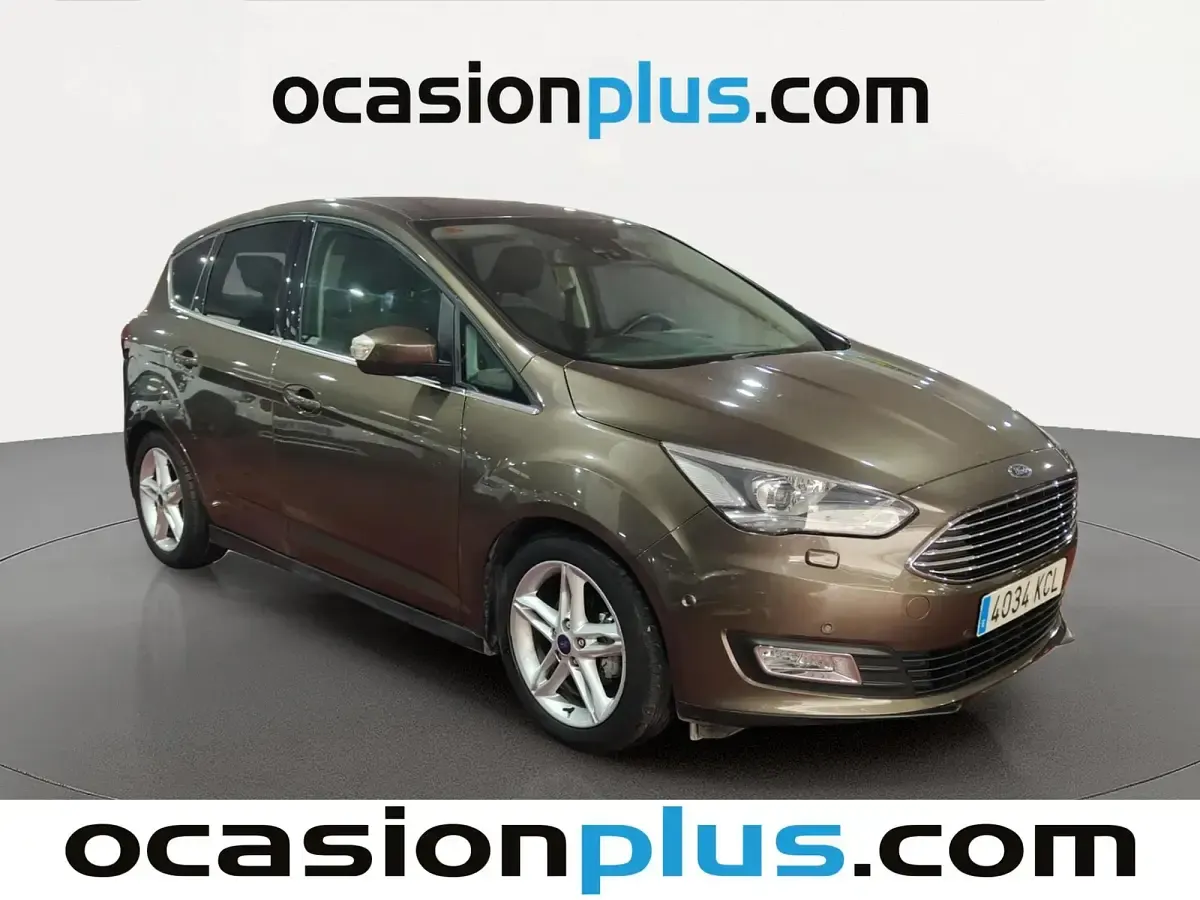 Usado Ford C-MAX Titanium 120 CV (88 kW) 2017 Marrón Monovolumen