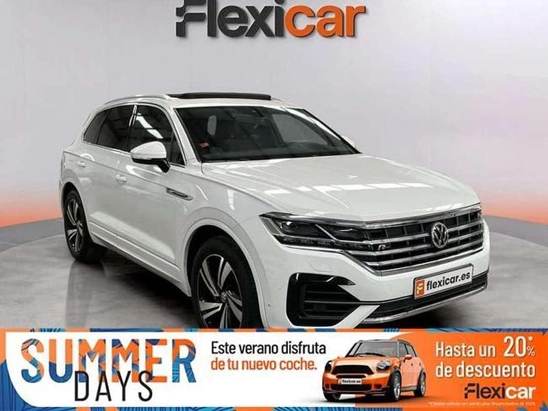 Blanco Usado 2019 VW Touareg R-line SUV | 35.990 € (Precio justo) - Imagen 1/4