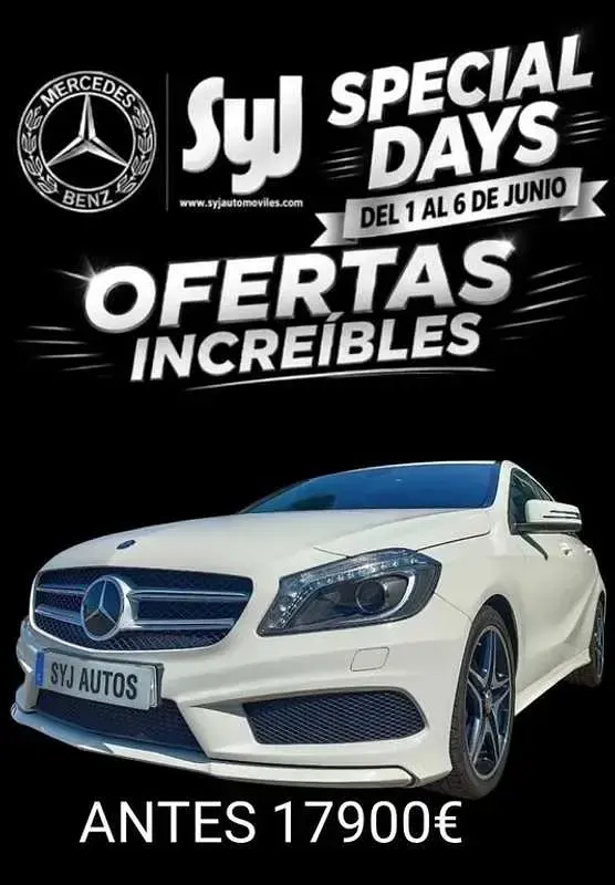 Usado Mercedes A180 109 CV (80 kW) 2015 Blanco Utilitario