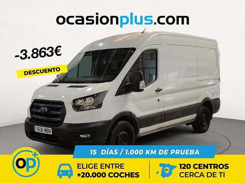 Blanco Usado 2022 Ford Transit Trend Berlina | 23.250 € (Precio justo) - Imagen 1/4