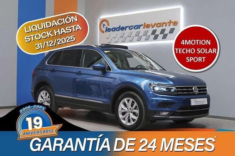 Azul Usado 2019 VW Tiguan Sportline SUV | 27.490 € (Buen precio) - Imagen 1/4