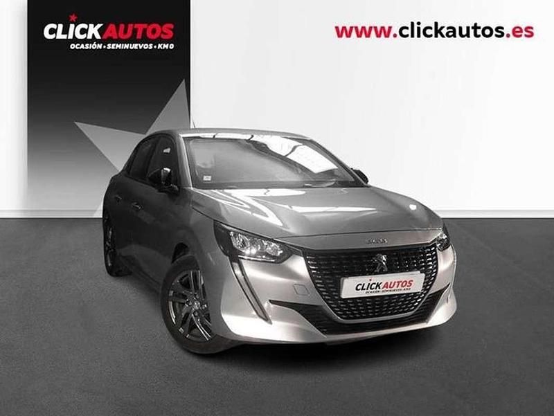 Usado Peugeot 208 Access 82 CV (60 kW) 2022 Gris Utilitario