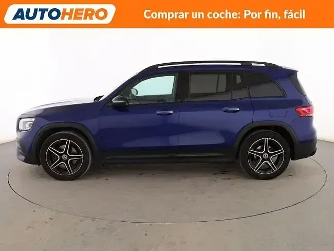 Usado Mercedes GLB200 AMG line 150 CV (110 kW) 2021 Azul SUV