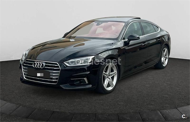 Negro Usado 2018 Audi A5 Sportback Advanced Plus Berlina | 25.649 € (Un poco caro) - Imagen 1/4