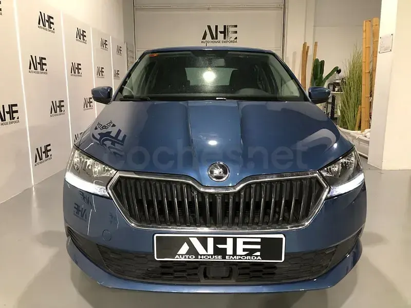Usado Skoda Fabia Ambition 95 CV (69 kW) 2021 Azul Utilitario