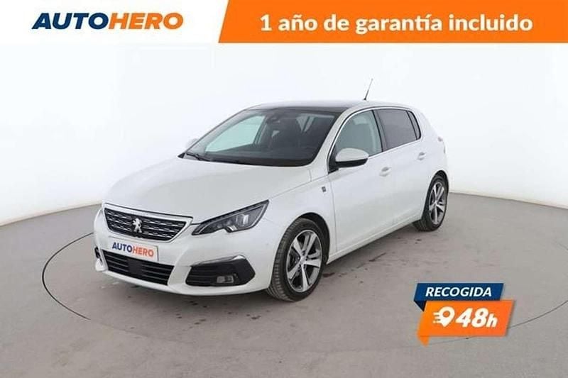 Blanco Usado 2018 Peugeot 308 S Berlina | 9499 € (Precio justo) - Imagen 1/3