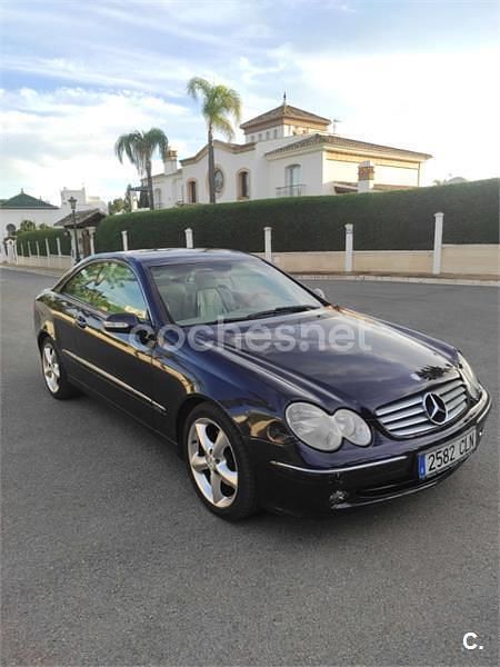 Azul Usado 2003 Mercedes CLK320 Elegance Coupe | 8000 € (Precio justo) - Imagen 1/4