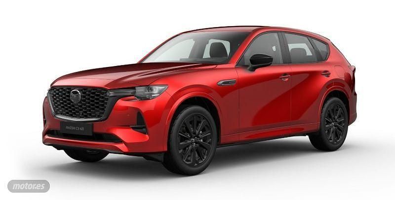 Rojo Usado 2024 Mazda CX-60 Exclusive-Line SUV | 47.990 € (Un poco caro) - Imagen 1/1