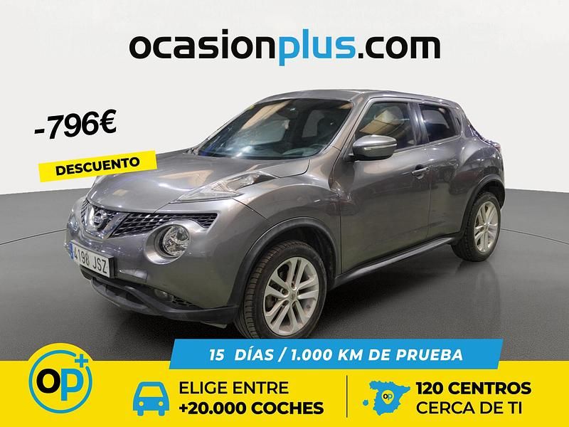 Gris Usado 2016 Nissan Juke N-Connecta SUV | 10.750 € (Precio justo) - Imagen 1/4