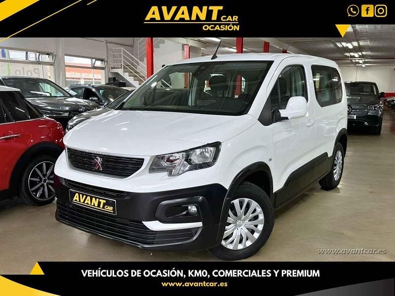 Blanco Usado 2021 Peugeot Rifter Active Monovolumen | 16.900 € (Precio justo) - Imagen 1/4