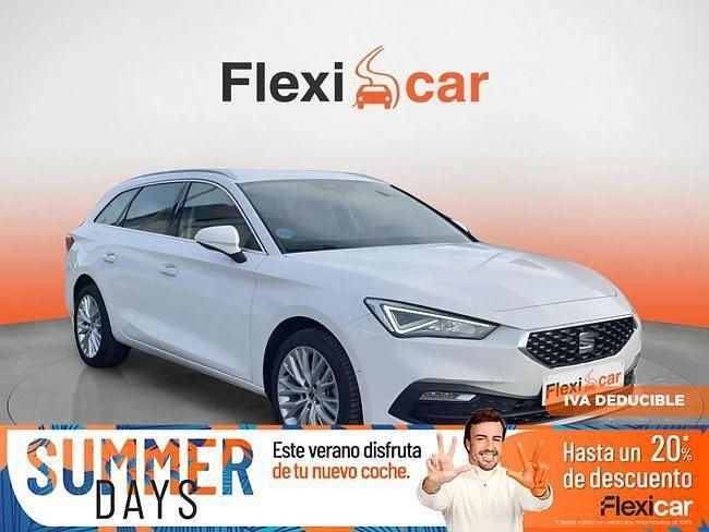 Usado Seat Leon 150 CV (110 kW) 2020 Blanco Familiar