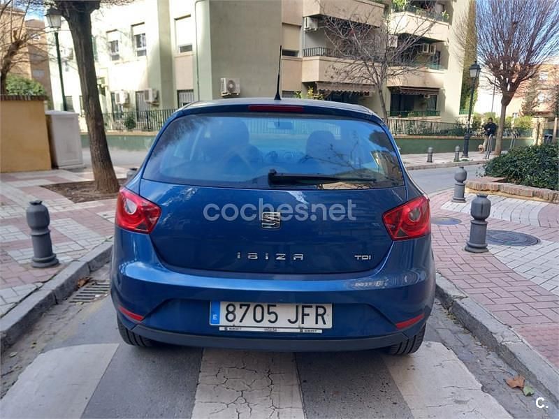 Brugt Seat Ibiza I-Tech 90 HK (66 kW) 2015 Blå Sedan