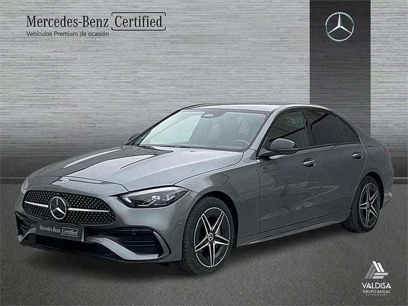 Gris / plata Usado 2024 Mercedes C300e AMG line Berlina | 48.500 € (Super precio) - Imagen 1/4
