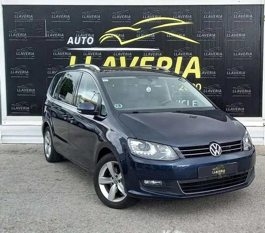 Usado VW Sharan Advance 177 CV (130 kW) 2015 Azul Monovolumen