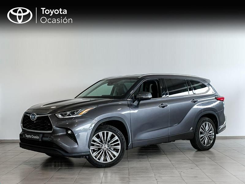 Gris Usado 2021 Toyota Highlander Advance SUV | 42.900 € - Imagen 1/4