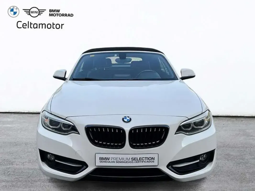 Usado BMW 218 Sport Line 150 CV (110 kW) 2016 Blanco Descapotable