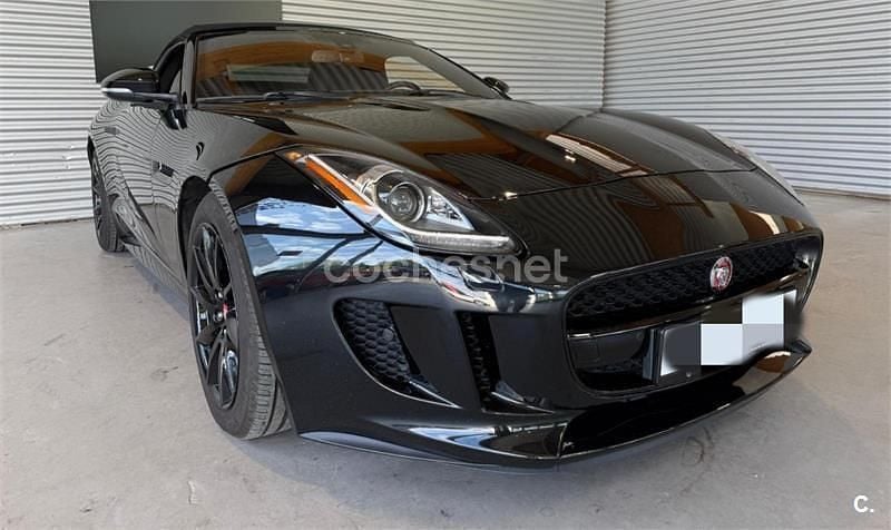 Negro Usado 2018 Jaguar F-Type Descapotable | 34.900 € (Super precio) - Imagen 1/4