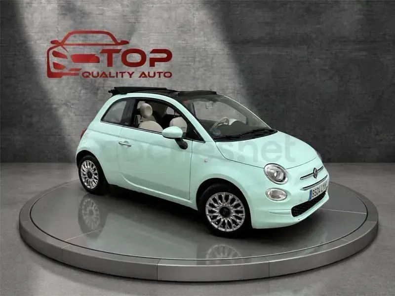 Usado Fiat 500C Lounge 69 CV (50 kW) 2019 Blanco Descapotable