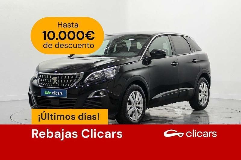 Negro Usado 2017 Peugeot 3008 Active SUV | 12.790 € (Precio justo) - Imagen 1/4