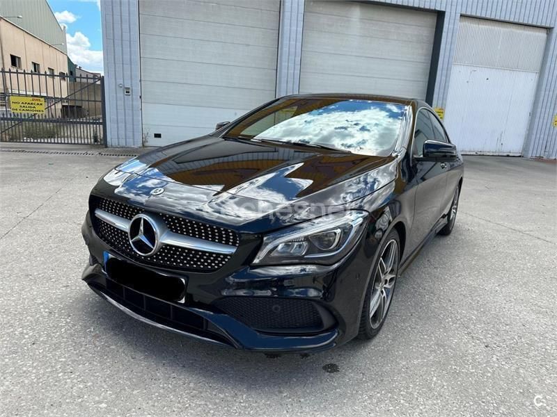 Negro Usado 2017 Mercedes CLA200 AMG line Berlina | 18.990 € (Precio justo) - Imagen 1/4