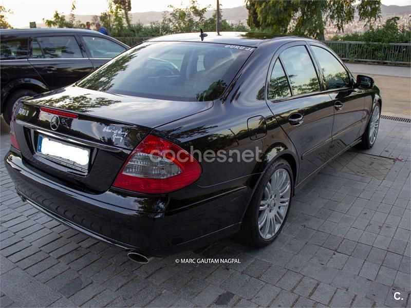 Usado Mercedes E220 170 CV (125 kW) 2008 Negro Berlina
