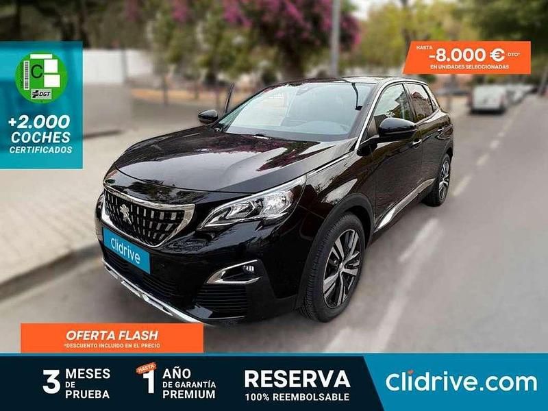 Negro Usado 2016 Peugeot 3008 Allure Monovolumen | 9690 € (Precio justo) - Imagen 1/3