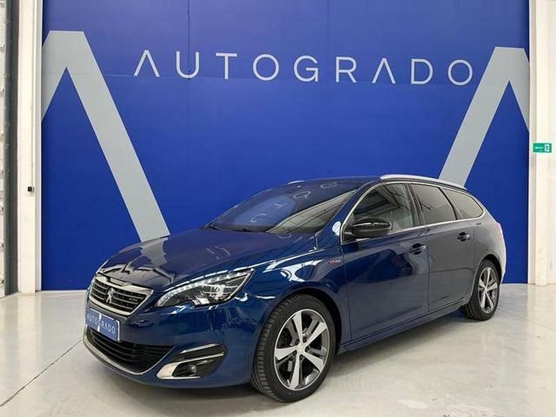 Azul Usado 2016 Peugeot 308 SW GT-line Familiar | 14.749 € (Un poco caro) - Imagen 1/4