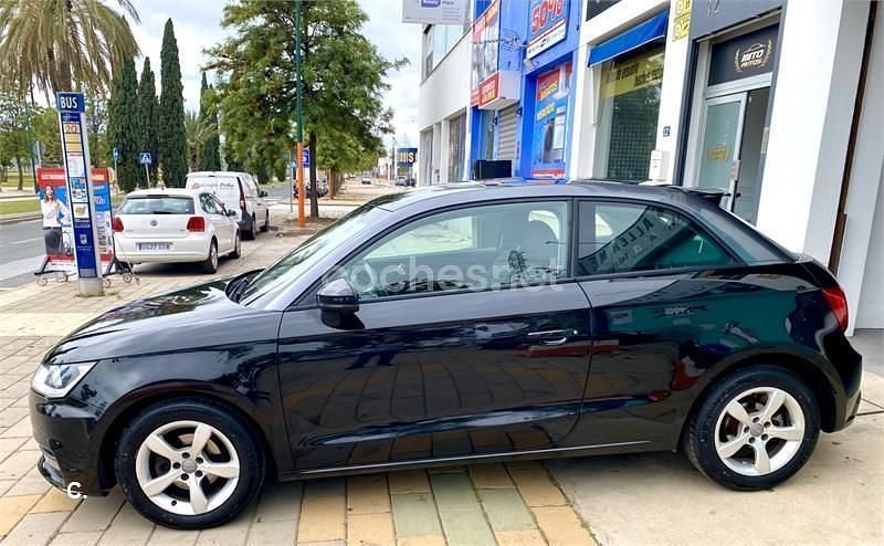Usado Audi A1 Attraction 90 CV (66 kW) 2016 Negro Utilitario