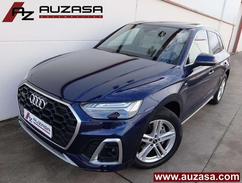 Azul Usado 2021 Audi Q5 S-Line SUV | 36.800 € (Precio justo) - Imagen 1/4