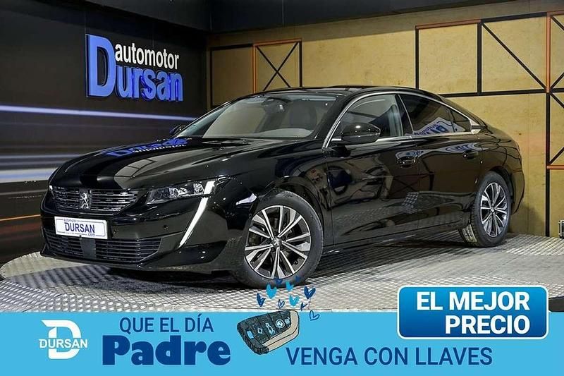 Usado Peugeot 508 Allure 131 CV (96 kW) 2021 Negro Berlina