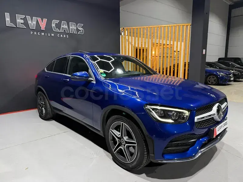 Usado Mercedes GLC300 245 CV (180 kW) 2020 Azul SUV