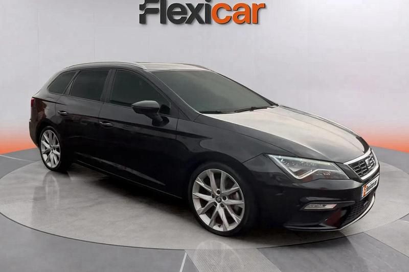 Negro Usado 2019 Seat Leon ST FR Familiar | 14.690 € (Precio justo) - Imagen 1/4