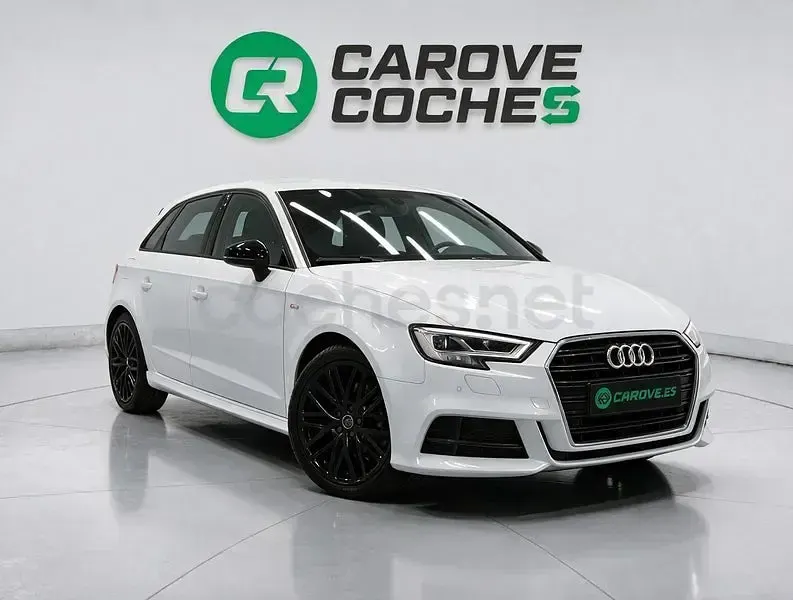 Usado Audi A3 116 CV (85 kW) 2018 Blanco Berlina