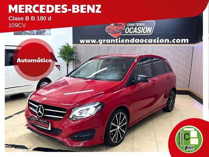Rojo Usado 2016 Mercedes B180 Monovolumen | 11.480 € (Precio justo) - Imagen 1/4