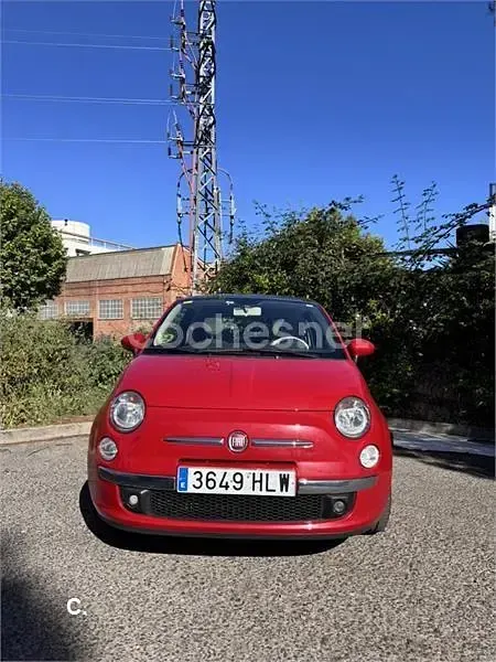 Usado Fiat 500 Lounge 95 CV (69 kW) 2012 Rojo Berlina