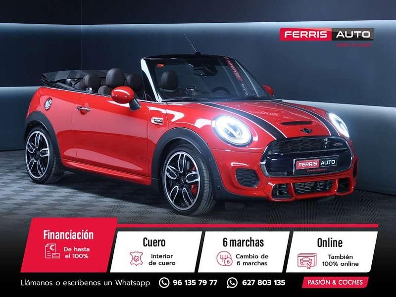 Rojo Usado 2018 Mini John Cooper Works Cabriolet Descapotable | 28.990 € (Buen precio) - Imagen 1/4