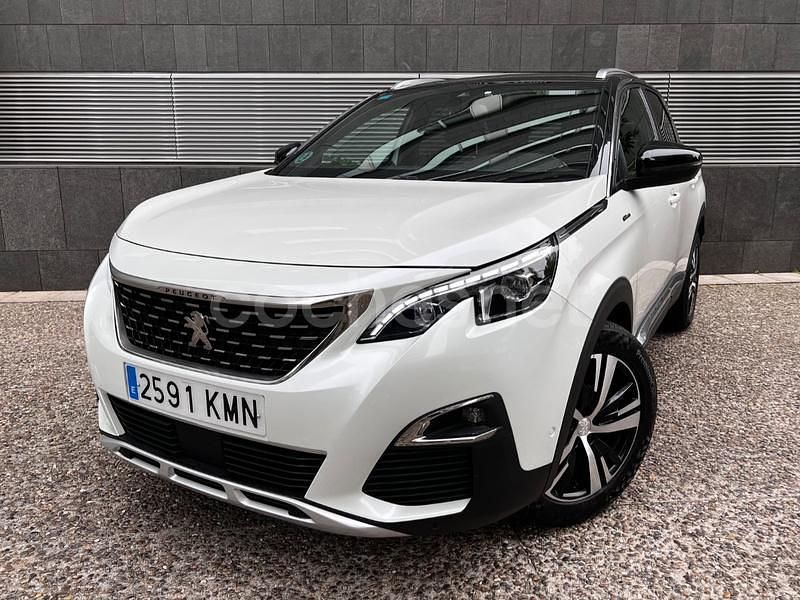 Blanco Usado 2018 Peugeot 3008 GT-line SUV | 18.300 € (Caro) - Imagen 1/4