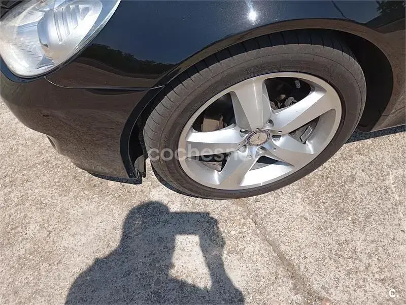Usado Mercedes SLK200 163 CV (119 kW) 2008 Negro Descapotable