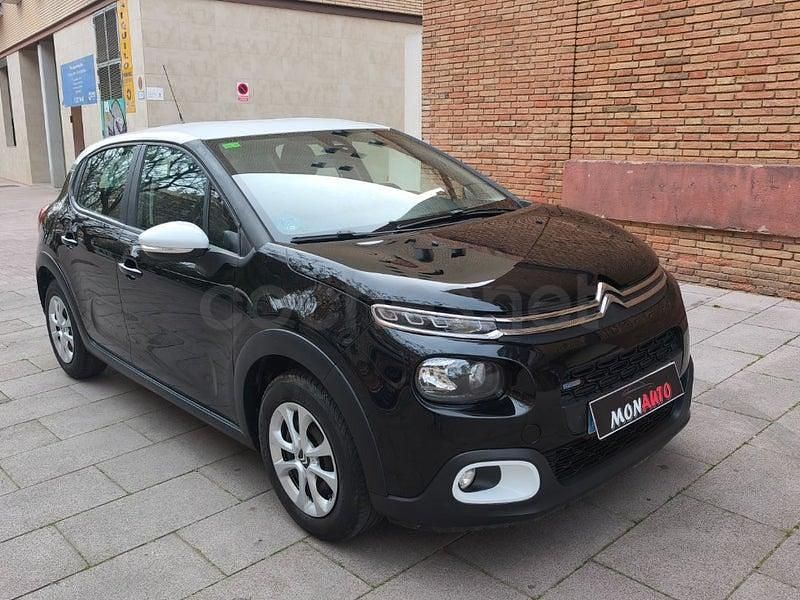 Usado Citroën C3 Feel 82 CV (60 kW) 2017 Negro Berlina