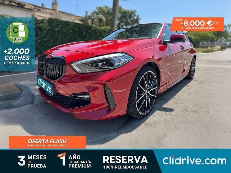 Usado BMW 116 M Sport 136 CV (100 kW) 2021 Rojo Utilitario