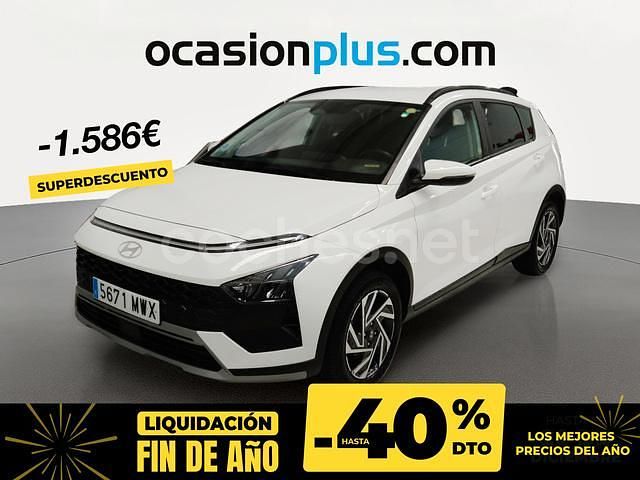 Blanco Usado 2024 Hyundai Bayon SUV | 17.450 € (Precio justo) - Imagen 1/4