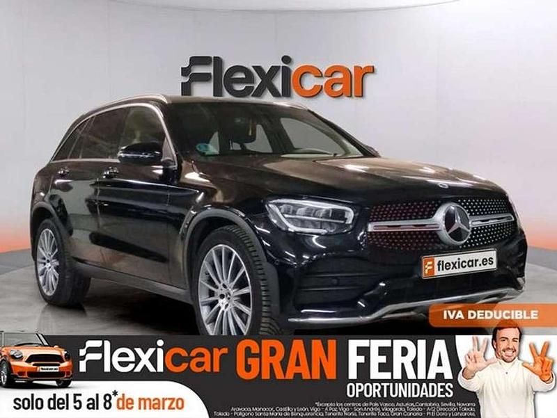 Usado Mercedes GLC220 194 CV (142 kW) 2021 Negro SUV