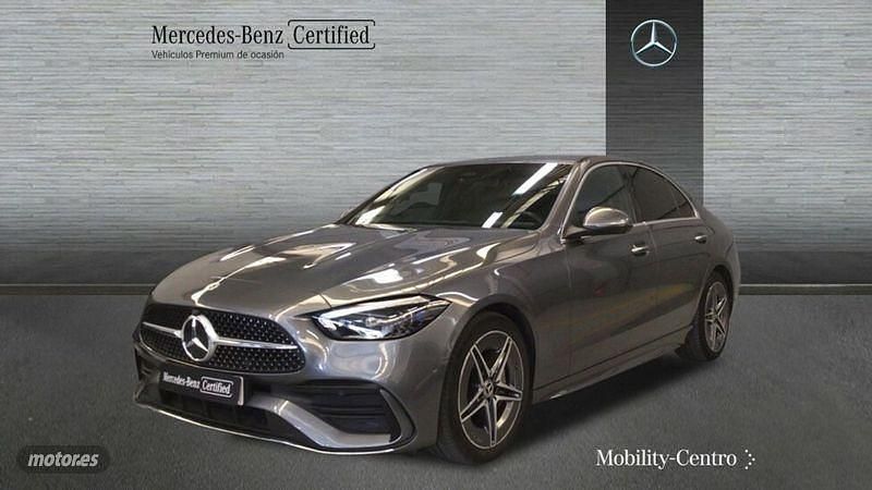 Gris Usado 2022 Mercedes C220 Berlina | 37.900 € (Precio justo) - Imagen 1/4
